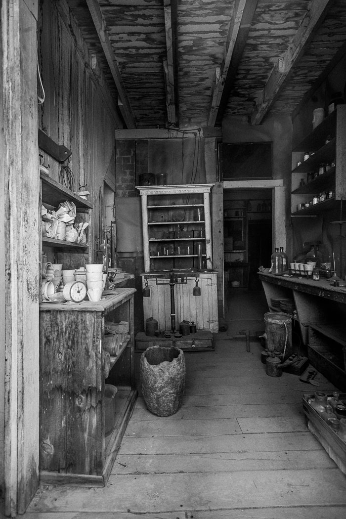 Bodie Ghost Town (B&W)