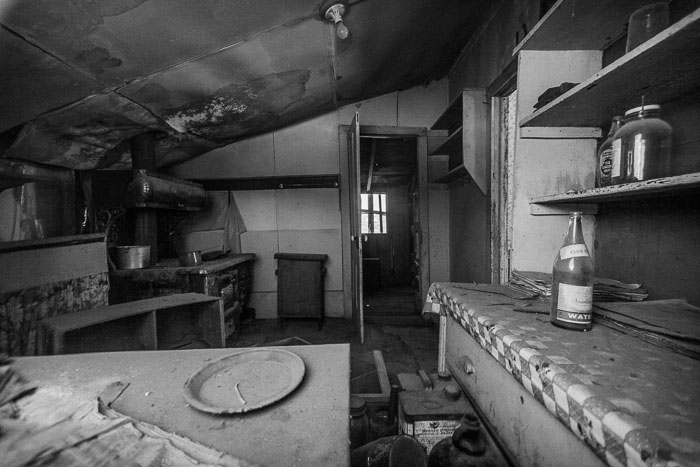 Bodie Ghost Town (B&W)
