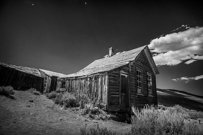 Bodie Ghost Town (B&W)