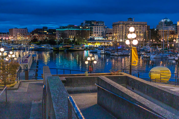 Victoria Harbor After Dark