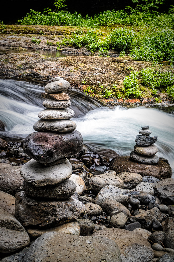Columbia Gorge Falls Area