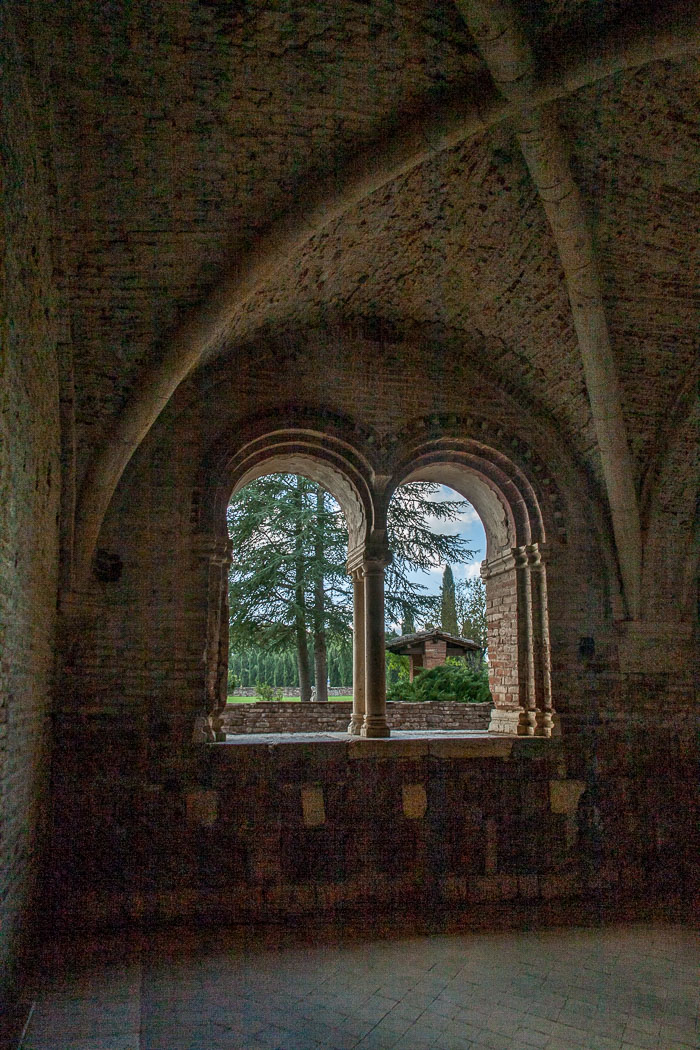 San Galgano Abbey and the hermitage of Montesiepi
