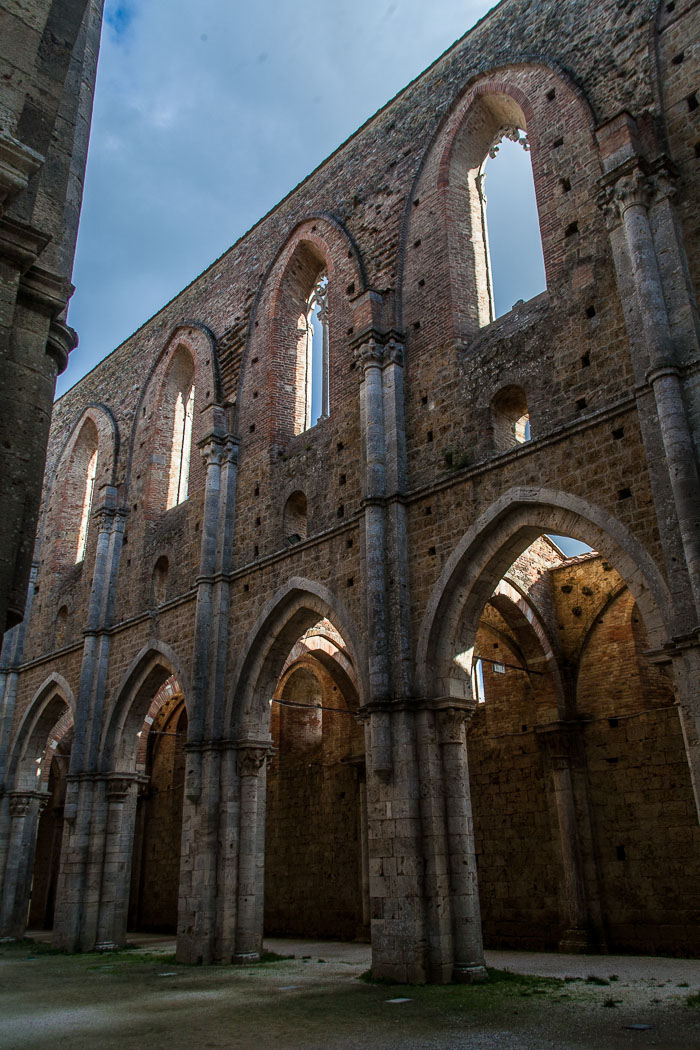 San Galgano Abbey and the hermitage of Montesiepi