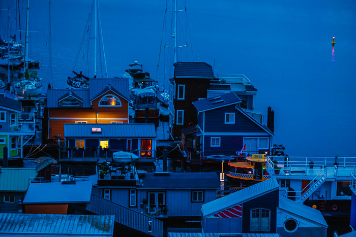 Victoria Harbor After Dark