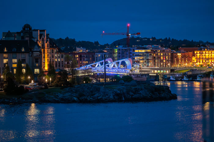 Victoria Harbor After Dark